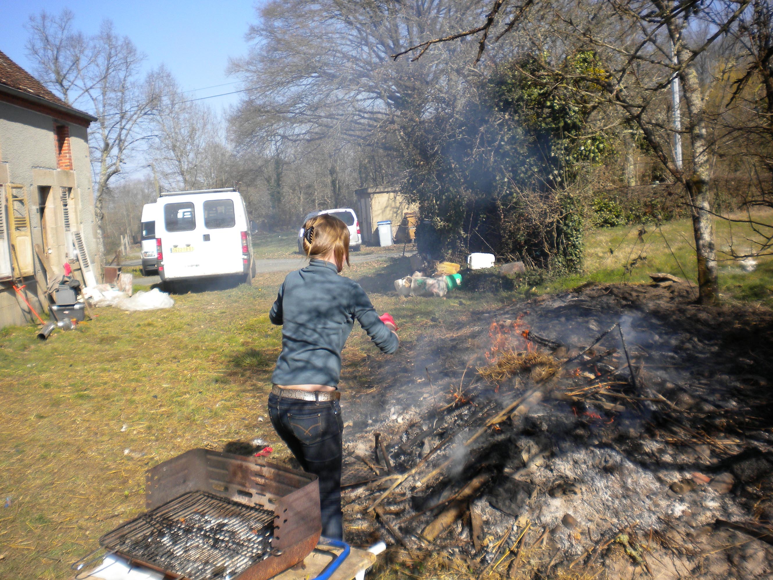 Gîte de 12 personnes en Creuse - Travaux