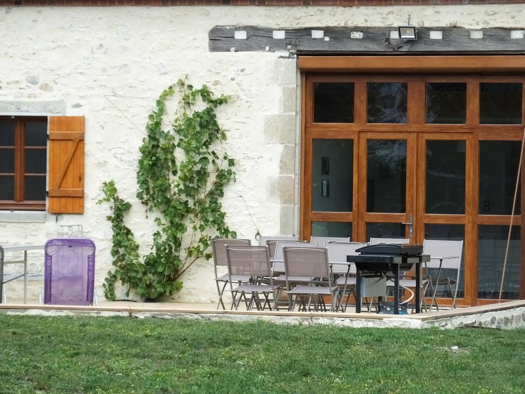 Gîte de 12 personnes en Creuse - Terrasse