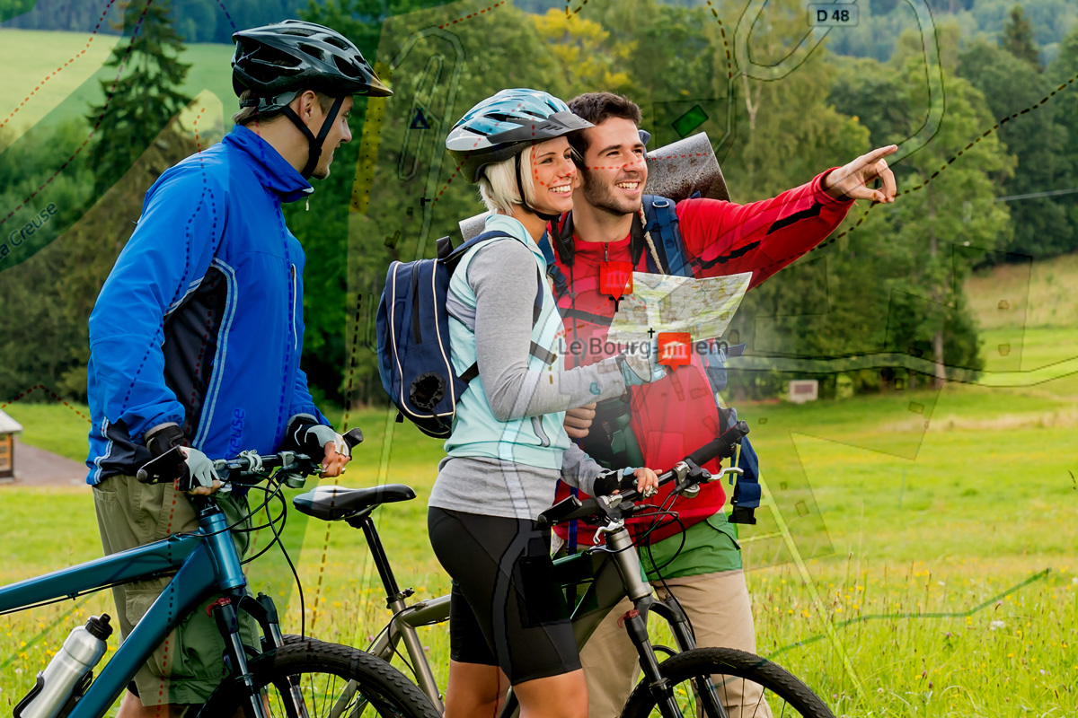 Gîte de 12 personnes en Creuse - Circuit randonnée VTT