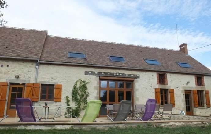 Gîte de 12 personnes en Creuse - Terrasse