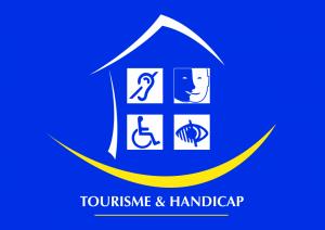 Gîte de 12 personnes en Creuse - Logo Tourisme et Handicap